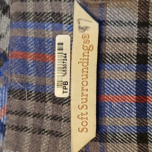 🔥Soft Surroundings flannel 🔥 - Picture 4 of 6